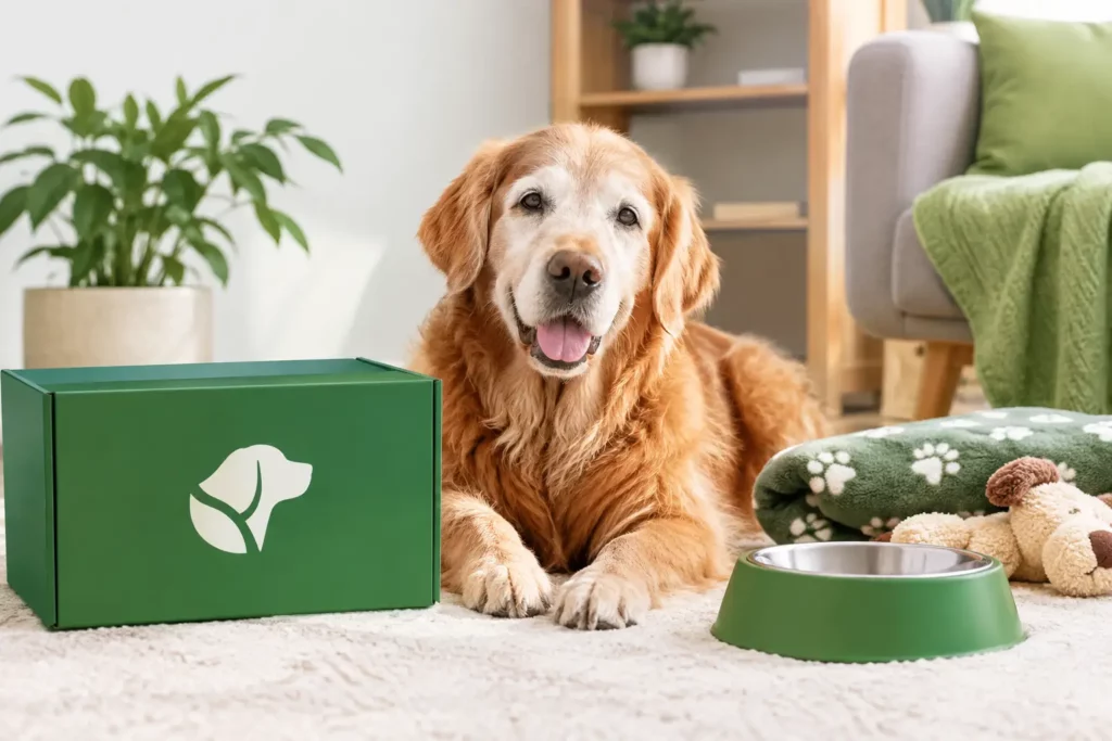 Soins doux pour chien senior au quotidien